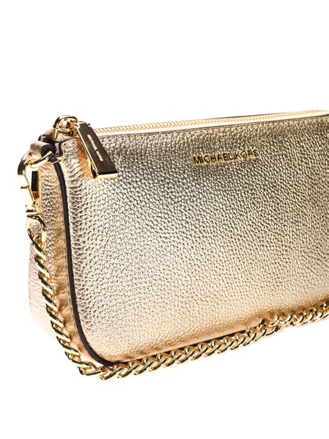 michael kors geldbeutel pale gold|Michael Kors wristlets.